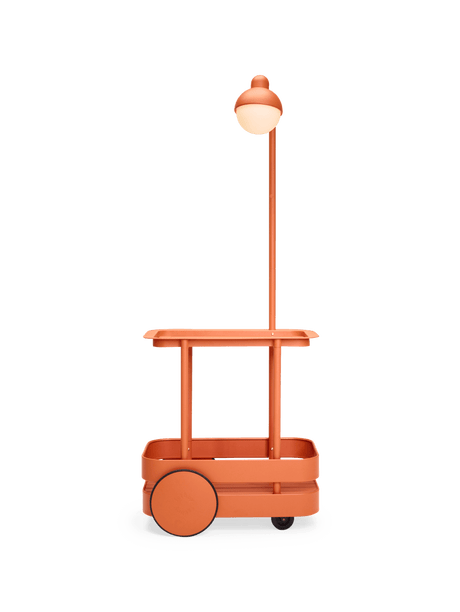 Jolly trolley & bar cart, tangerine - Urban nest