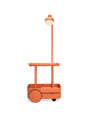 Jolly trolley & bar cart, tangerine - Urban nest