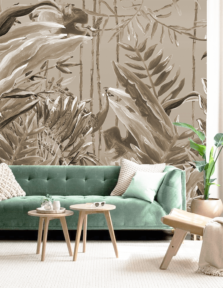 Jungle forest wallpaper - Urban nest