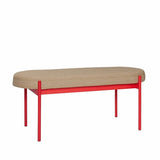 Klint Bench Red/Beige - Urban nest