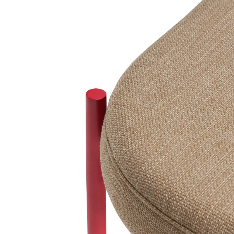 Klint Bench Red/Beige - Urban nest