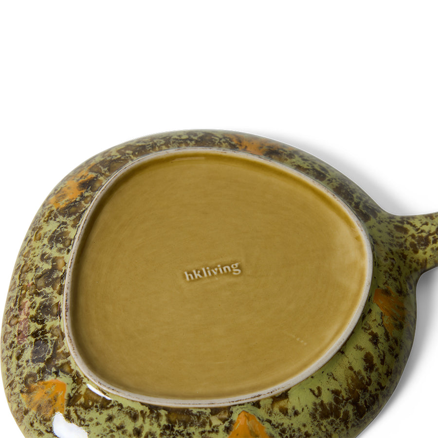 70s ceramics: platter fjord