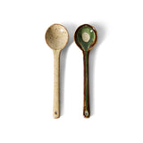 70s ceramics: serving spoons - hills (set of 2)