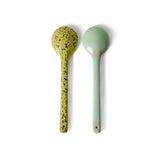 70s ceramics: serving spoons - mines (set of 2)