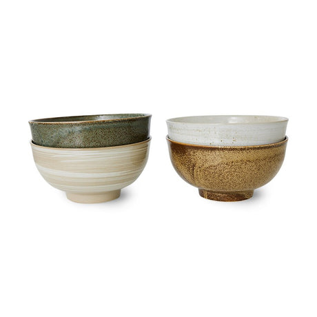 Kyoto ceramics: japanese noodle bowls (set of 4) - Urban nest