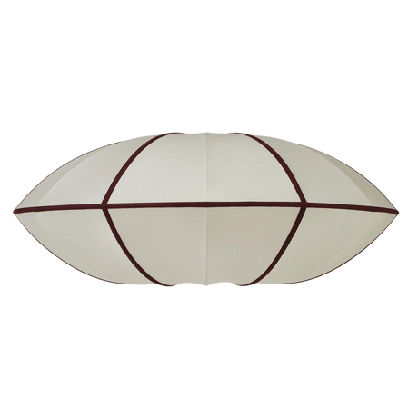 Lamp shade classic UFO | offwhite/bordeaux - Urban nest