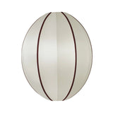Lamp shade | offwhite/bordeaux oval - Urban nest