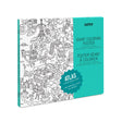 Large coloring poster - atlas - Urban nest