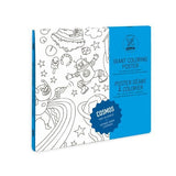 Large coloring poster - cosmos - Urban nest
