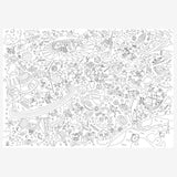 Large coloring poster - cosmos - Urban nest