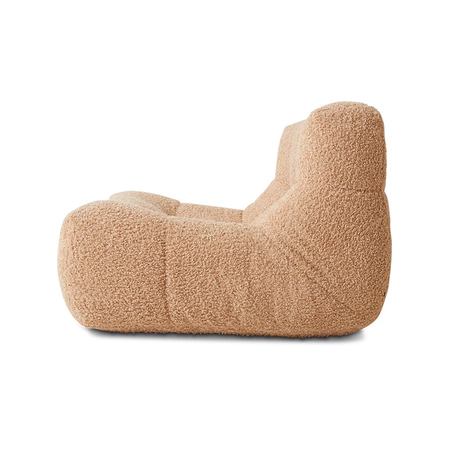 Lazy lounge chair - frizz, beige - Urban nest