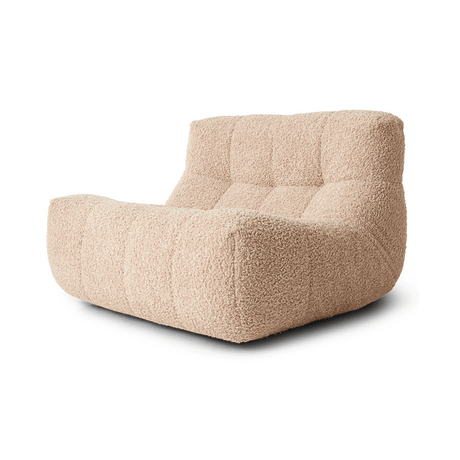 Lazy lounge chair - frizz, beige - Urban nest