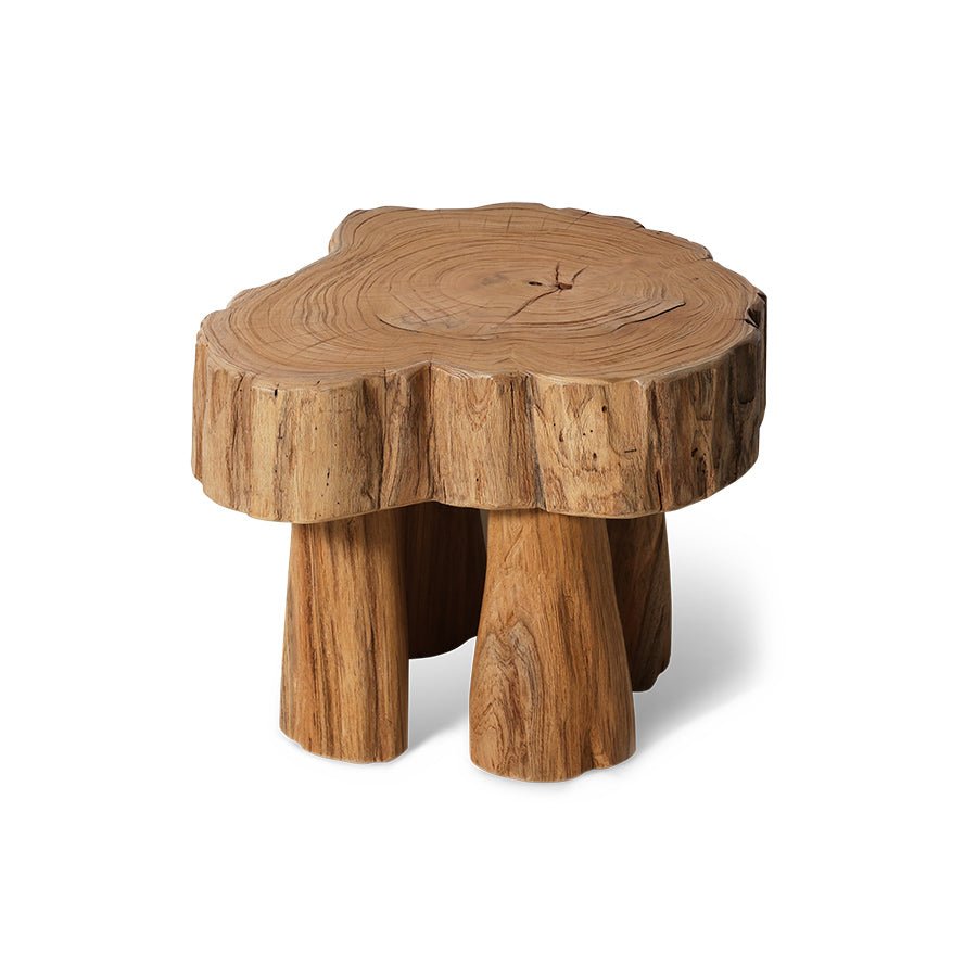 Log wooden stool - Urban nest