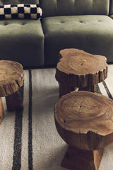 Log wooden stool - Urban nest