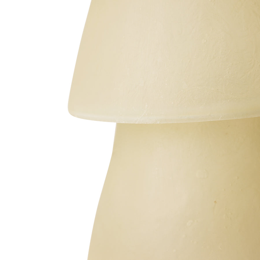 Glassfiber table lamp - off white