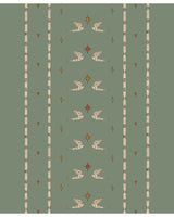 Lucky pigeon olive green wallpaper - Urban nest