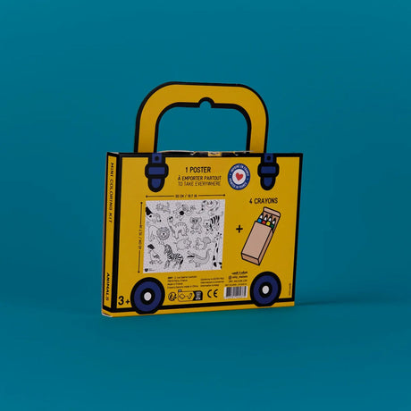 Mini coloring kit - animals - Urban nest