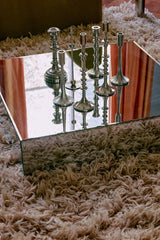 Mirror block table - clear - Urban nest