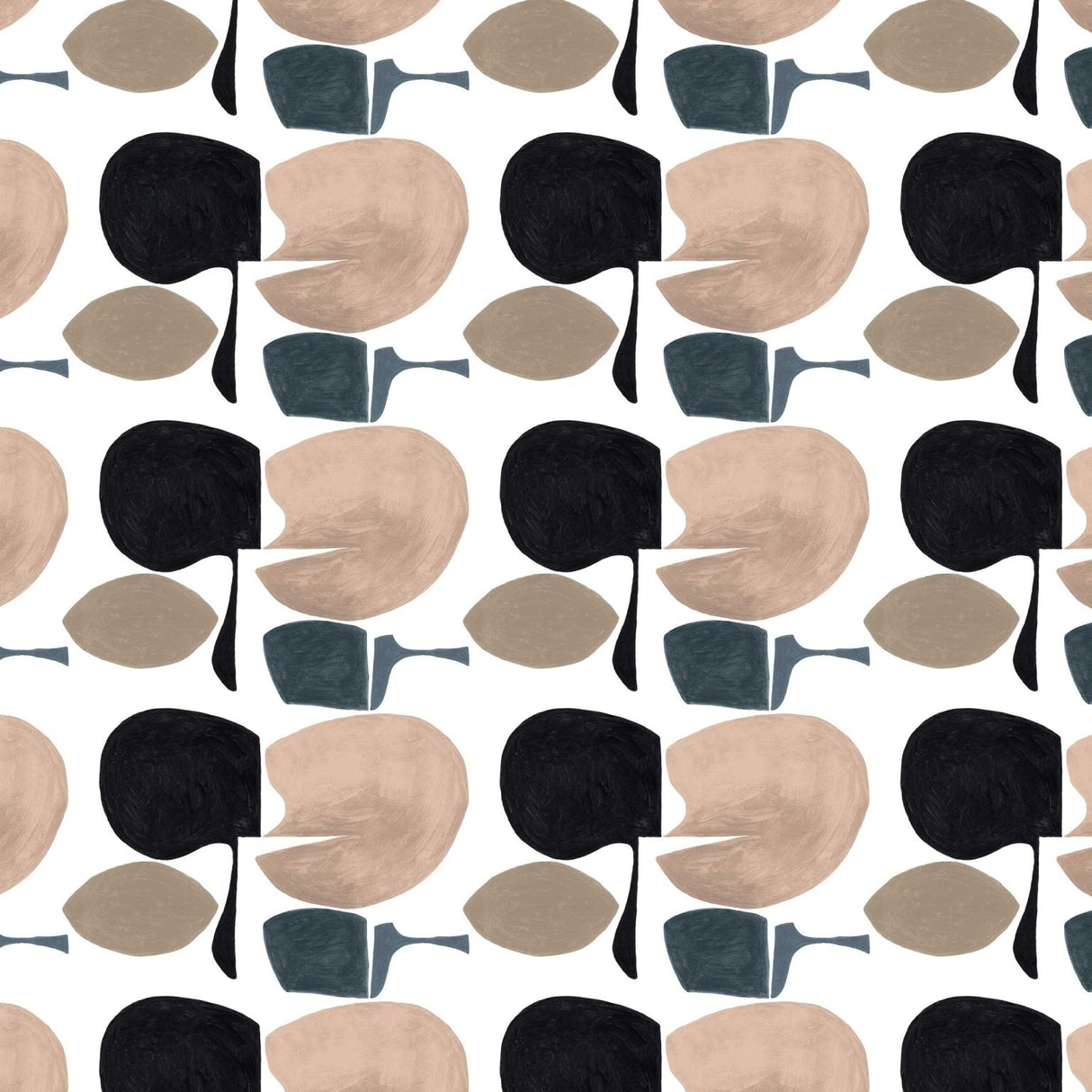 Modern curvy town wallpaper - Urban nest