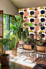 Modern curvy town wallpaper - Urban nest
