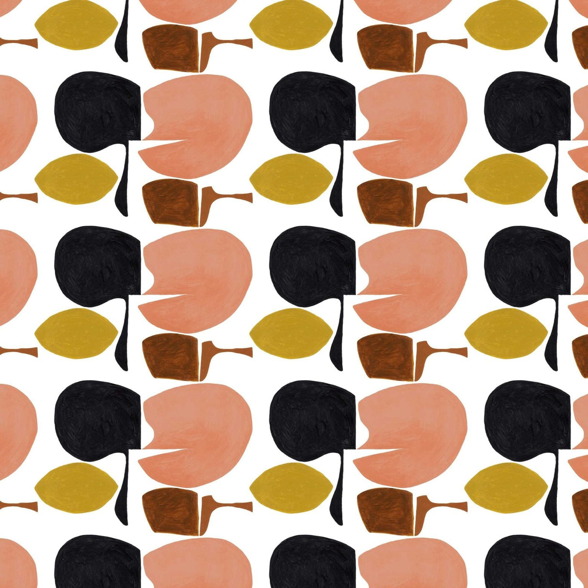 Modern curvy town wallpaper - Urban nest