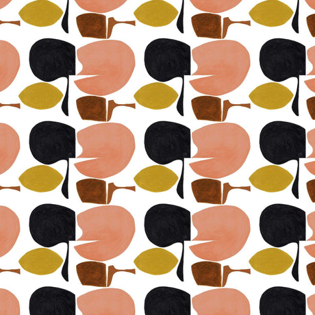 Modern curvy town wallpaper - Urban nest