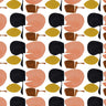 Modern curvy town wallpaper - Urban nest