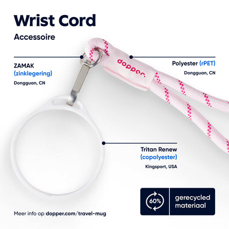 Mug ring white x wrist cord - Urban nest