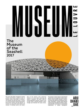 Museum le louvre poster - Urban nest