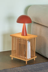Mush table lamp - maroon/sand - Urban nest