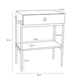 Noir bedside table - Urban nest