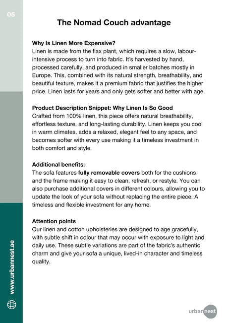 Nomad couch - Urban nest