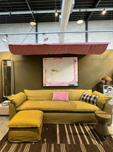 Nomad couch - linen, burnt ochre - Urban nest
