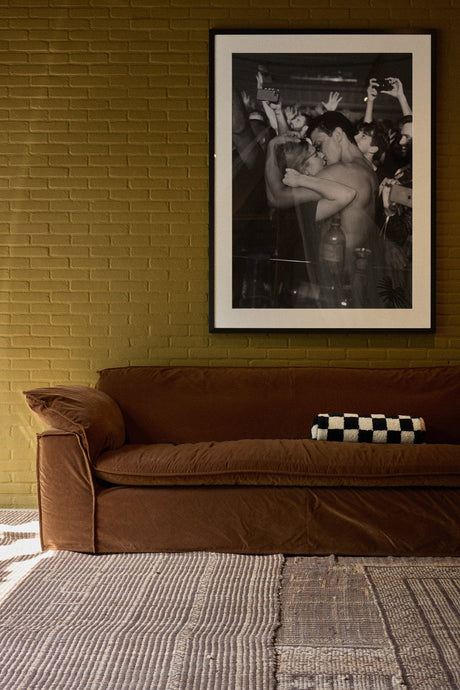 Nomad couch: royal velvet, caramel - Urban nest