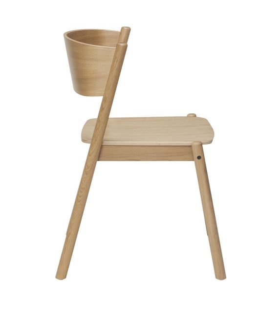 Oblique dining chair natural - Urban nest