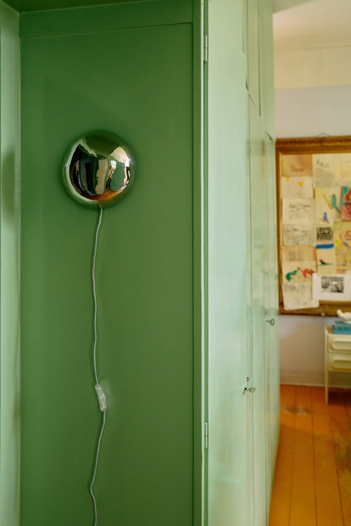 Orb wall lamp chrome - Urban nest