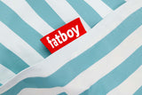 Original outdoor beanbag, stripe azur - Urban nest