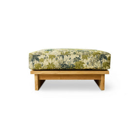 Outdoor hocker teak - botanical - Urban nest