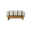 Outdoor hocker teak - chalkstripe - Urban nest