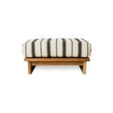 Outdoor hocker teak - chalkstripe - Urban nest