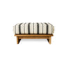 Outdoor hocker teak - chalkstripe - Urban nest