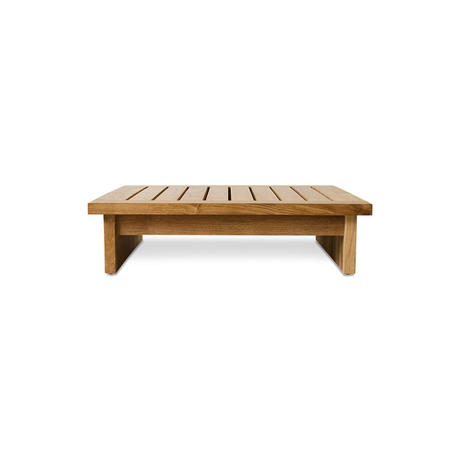 Outdoor hocker teak - chalkstripe - Urban nest