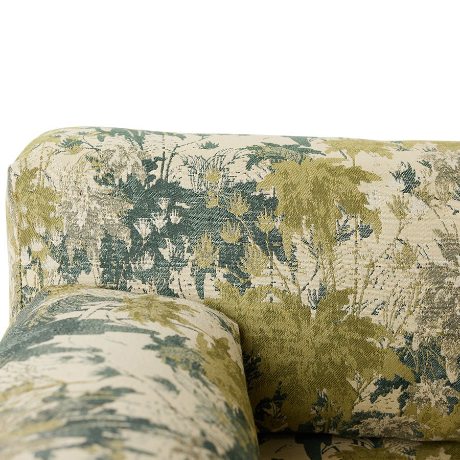 Outdoor sofa teak - botanical - Urban nest