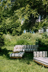 Outdoor sofa teak - chalkstripe - Urban nest