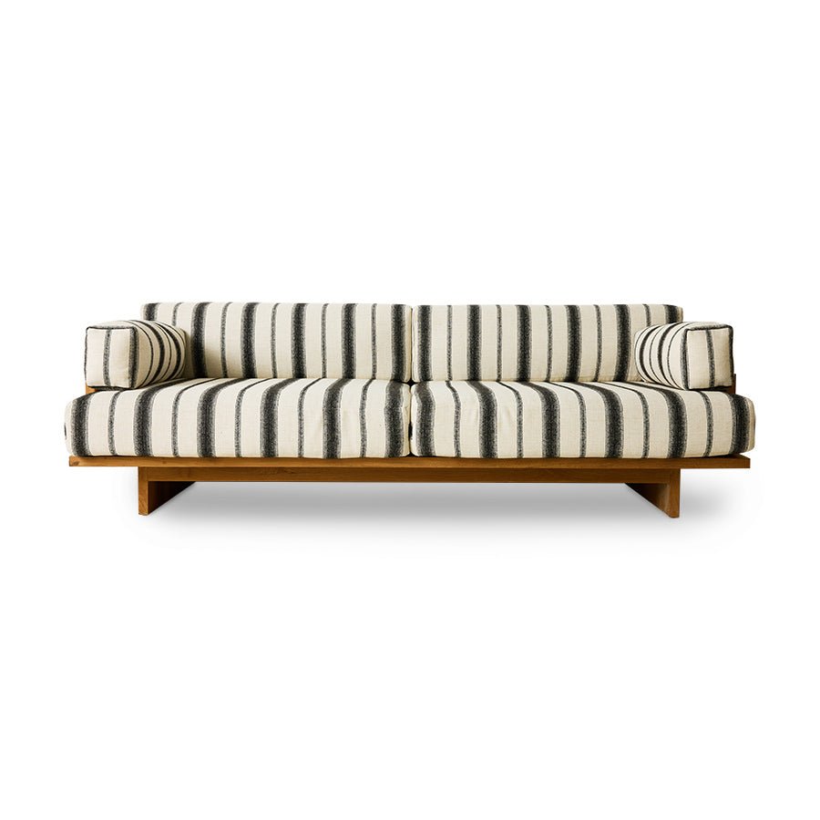 Outdoor sofa teak - chalkstripe - Urban nest