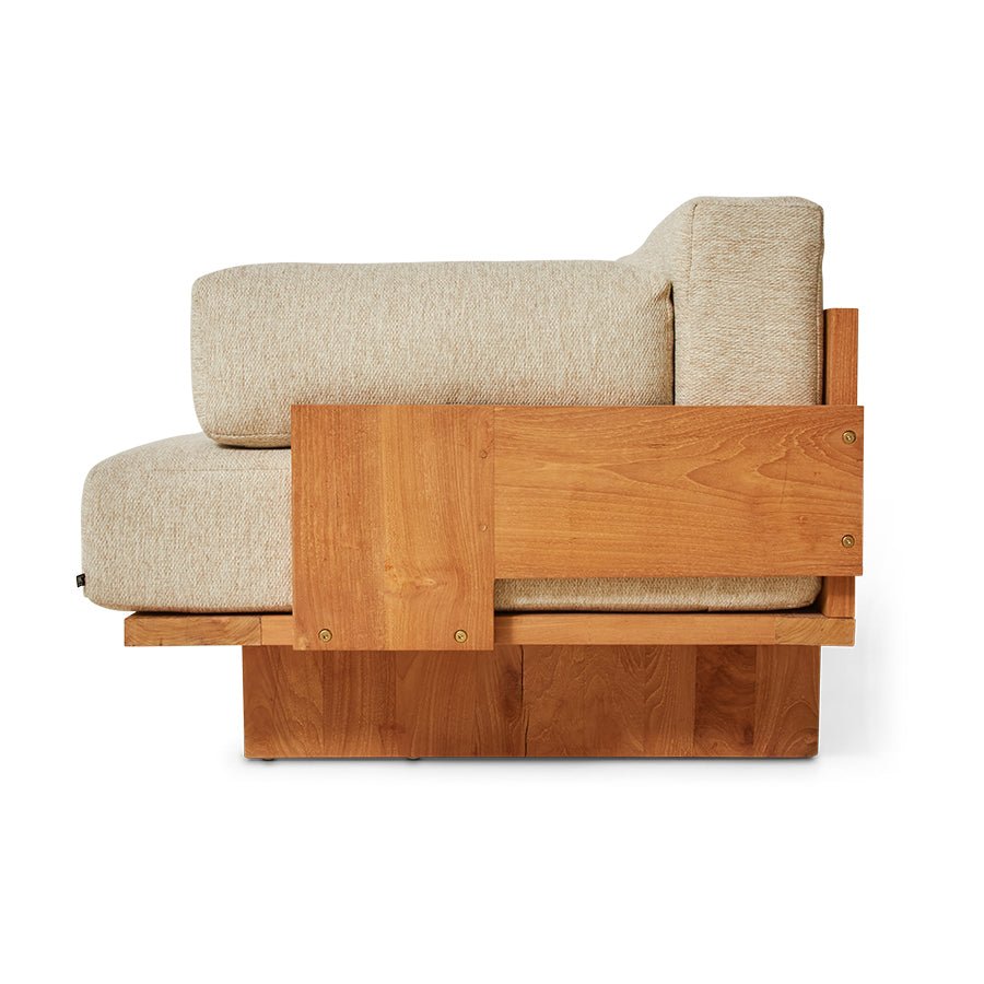 Outdoor sofa - teak natural - Urban nest