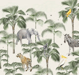 Palm Wildlife Wallpaper - Urban nest