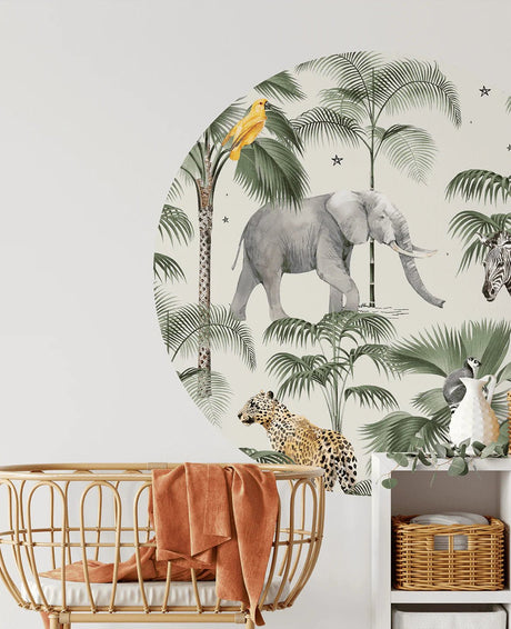 Palm Wildlife Wallpaper - Urban nest