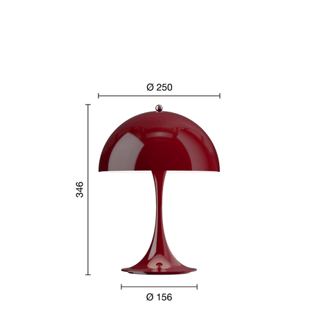 Panthella 250 portable lamp - Urban nest