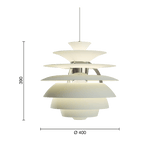 PH Snowball, Dusty green/high luster chrome plated - Urban nest